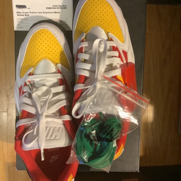 NWT Supreme Nike Air Cross Trainer 3 Low Mens Size 8 - Picture 8 of 14